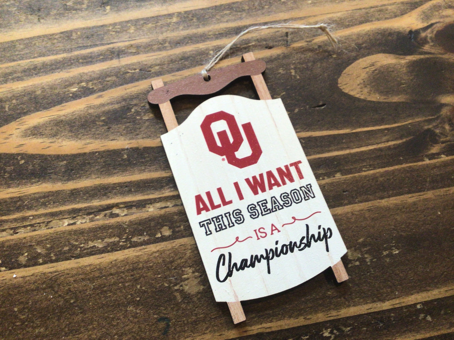 All I Want OU Ornament