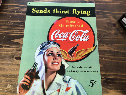 Metal Coke Sign