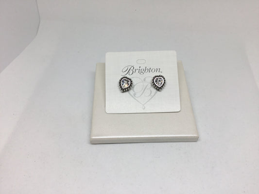 Shimmer Heart Mini Post Earrings