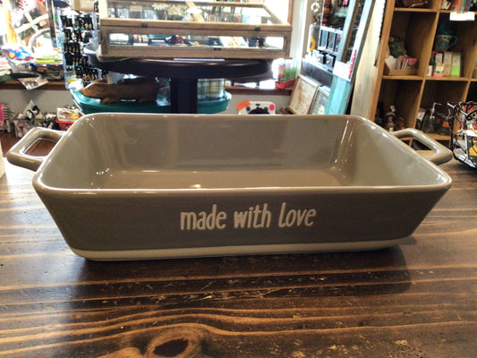 Made With Love Casserole Dish