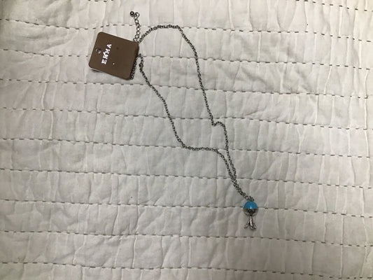 Western Long Turquoise Necklace