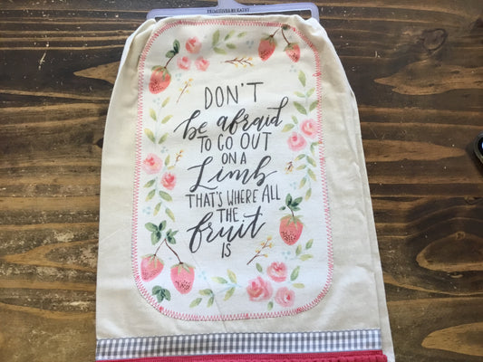 On A Limb Tea Towel