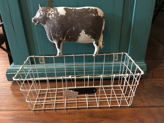 Wall Cow Basket