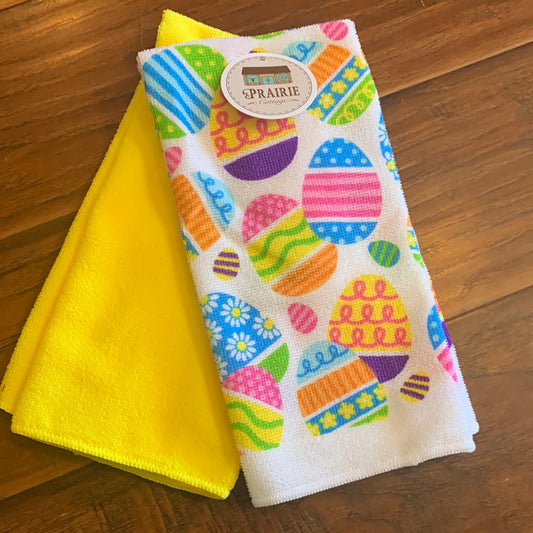 Set of 2 Easter Tea Towels