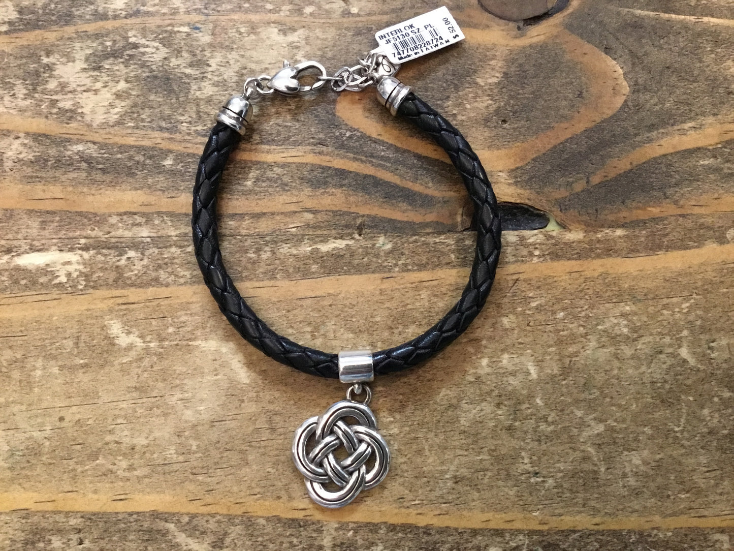 Interlock Black Bracelet