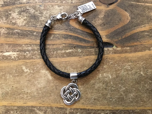 Interlock Black Bracelet