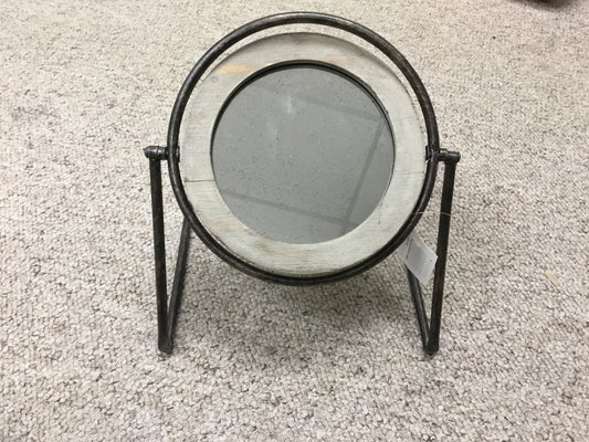 Round Swivel Mirror On Stand