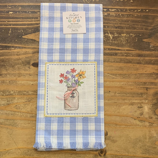 PP Floral Patch Tea Towel