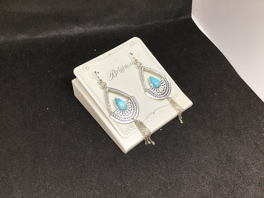 Marrakesh Mesa Tassel French Wire Stone Earrings