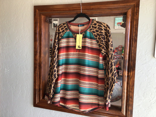Tribal Leopard Long Sleeve