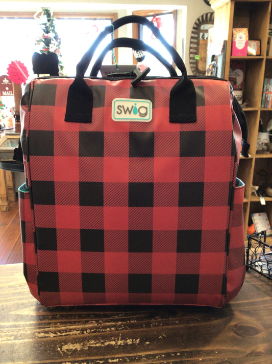 Swig Plaid Packi Backpack Cooler