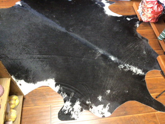 Large Black & White Cow Hide