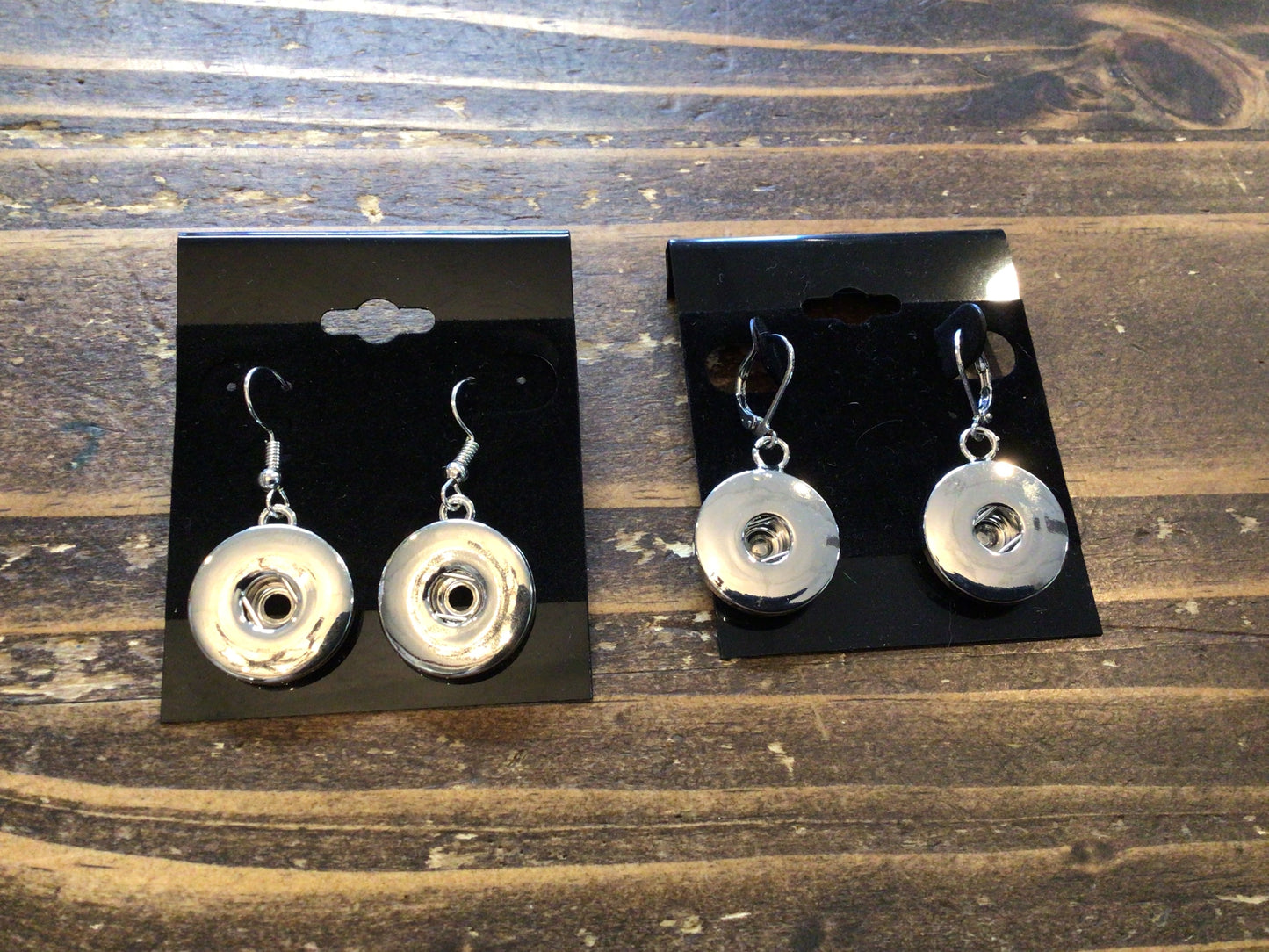 Earring Bases for Snap Jewelry