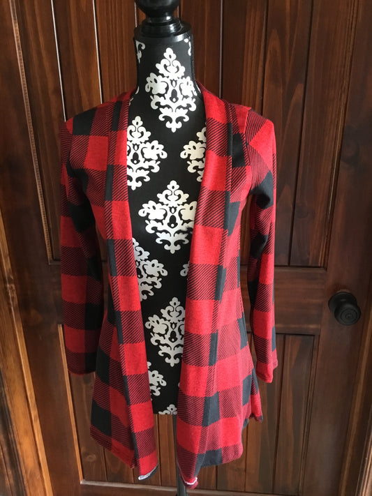 Buffalo Plaid Light Cardigan