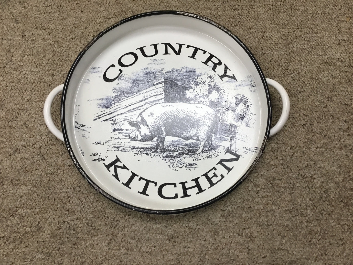 Medium Farm Enamel Tray