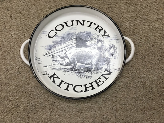 Medium Farm Enamel Tray