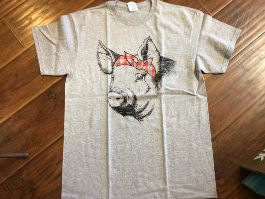 Pig w/ Bandana T-Shirt