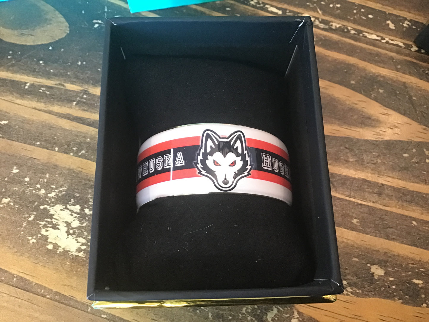 Rustic Cuff Huskies Stripe Cuff