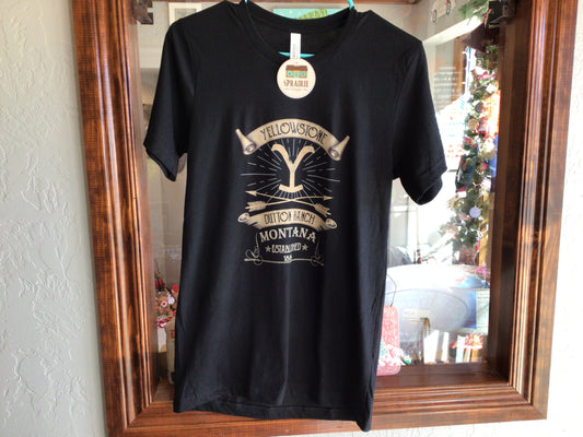 Yellowstone Dutton Ranch Est 1886 T-Shirt