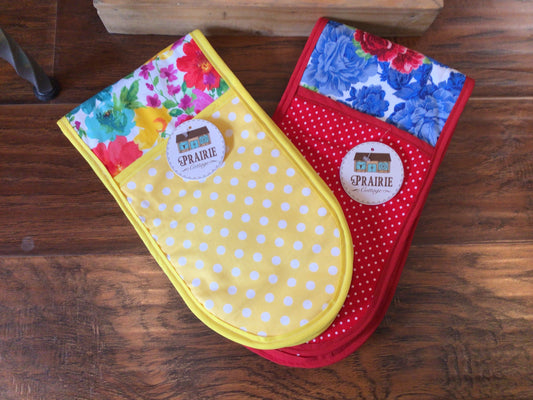 PW 3 Double Oven Mitts JO