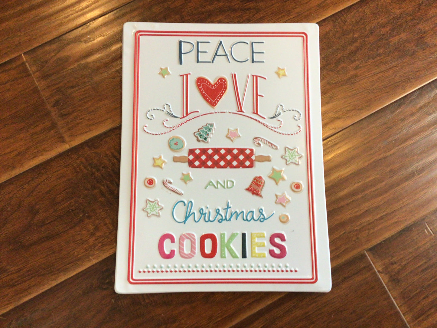 PW Christmas Cookies Metal Decor