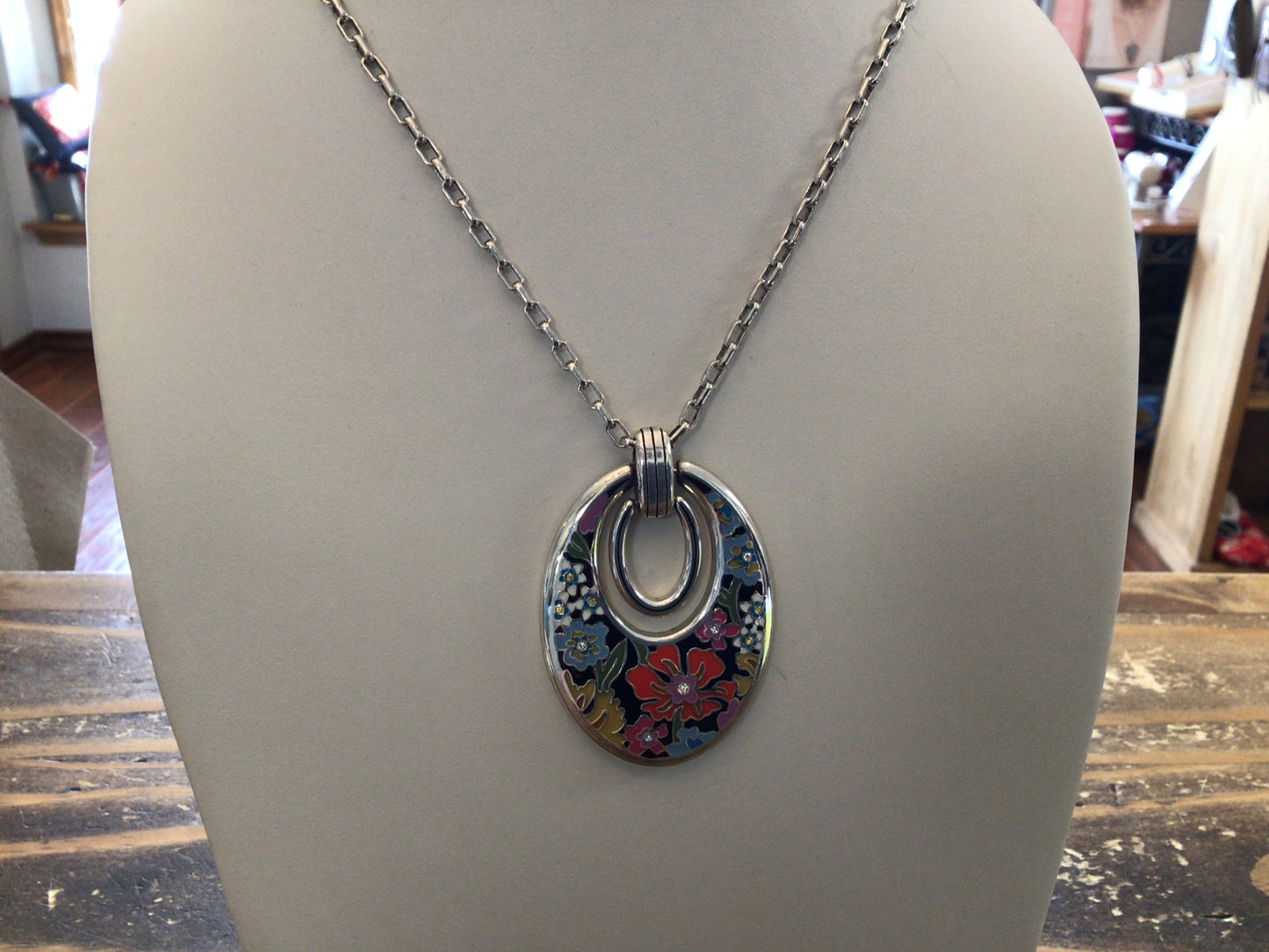 Painted Poppies Short Necklace