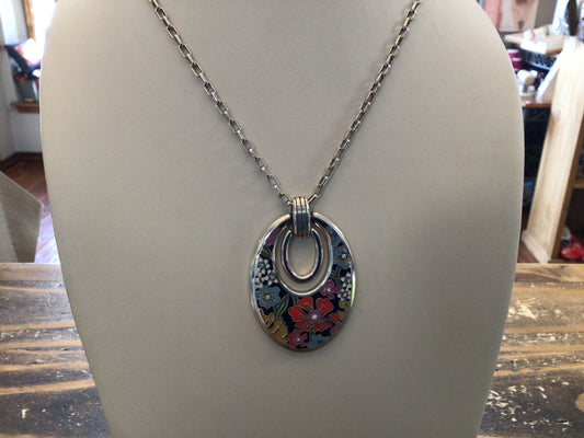 Painted Poppies Short Necklace