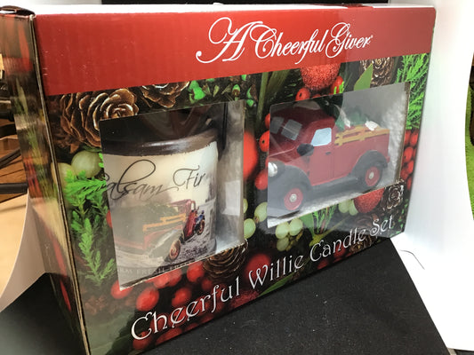 Cheerful Willie Candle Set