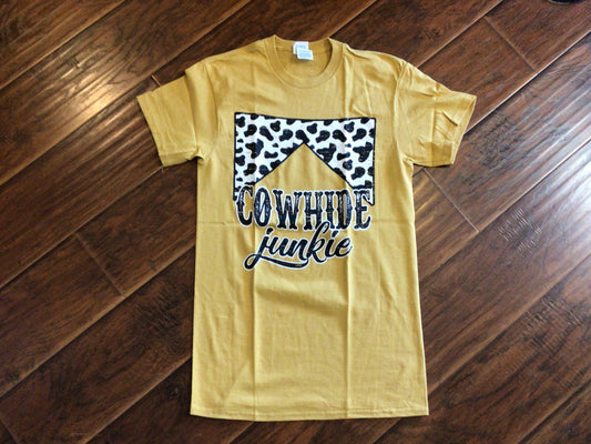 Cowhide Junkie T-shirt