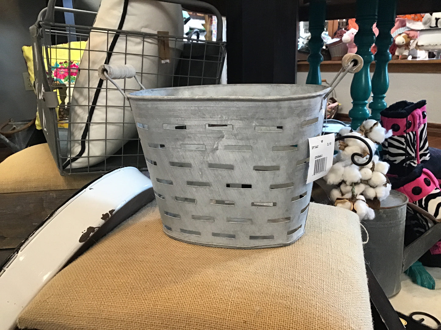 Olive Bucket - Silver