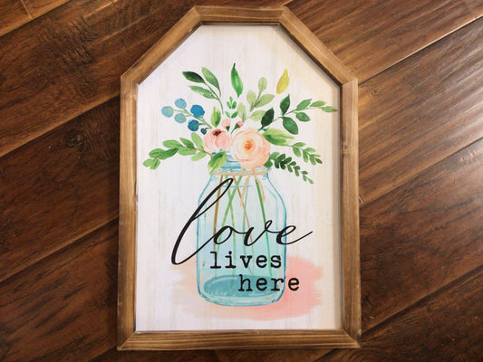 Love Lives Here Sign