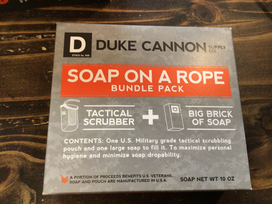 Duke Cannon Tactical Scrubber & Soap Set