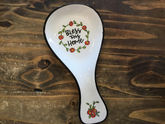Bless This Home Spoon Rest