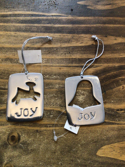 Metal Joy Ornaments