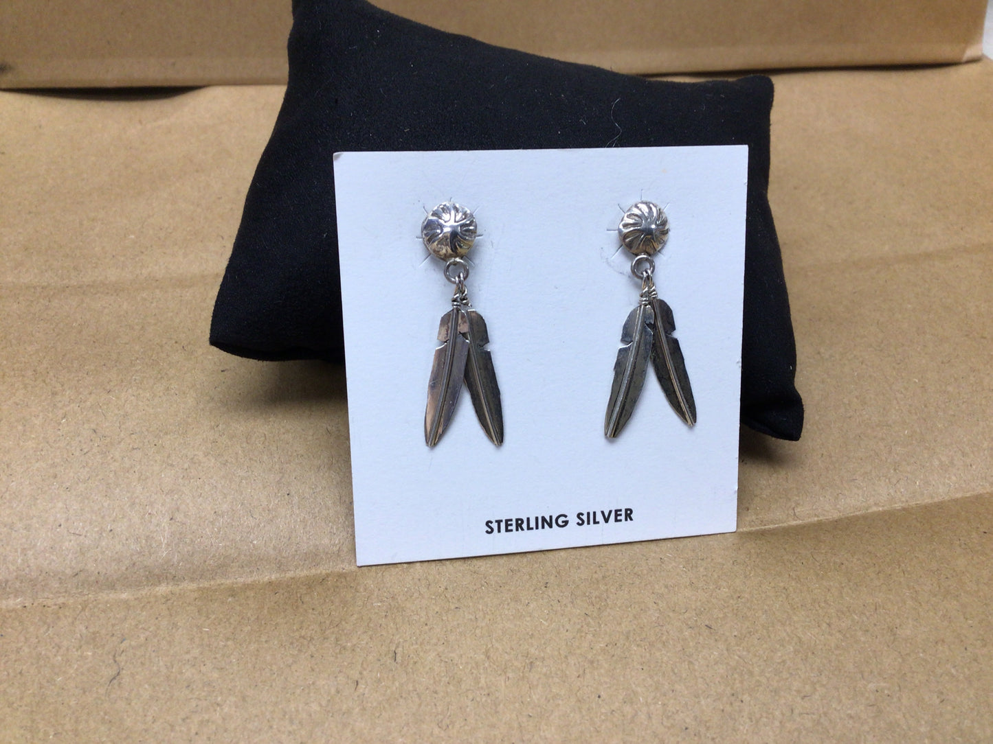 SS Feather Dangle ER