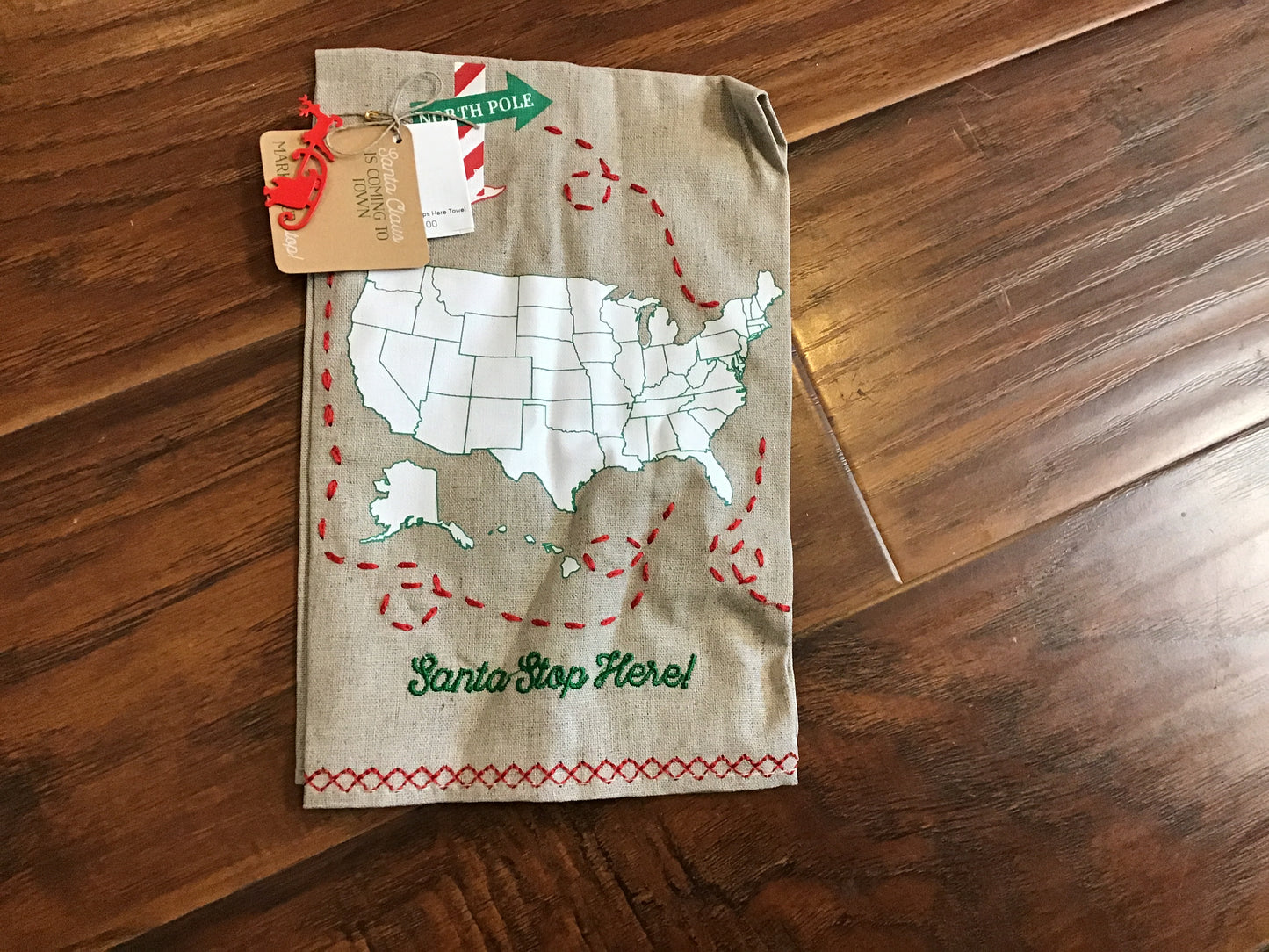Santa Stops Here Towel