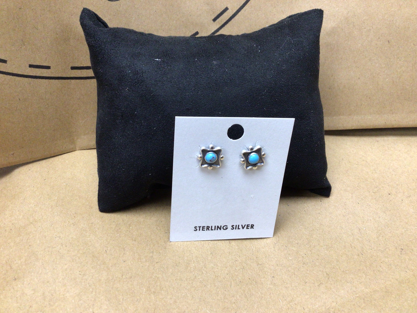 SS Turquoise Stone Stud ER