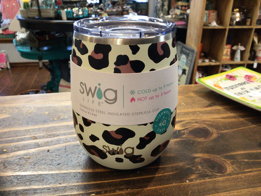 SwigLife 14oz Luxy Leopard Cup