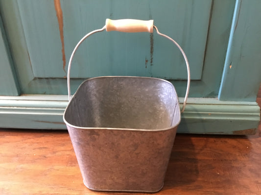 Small Square Pail w/ Handle