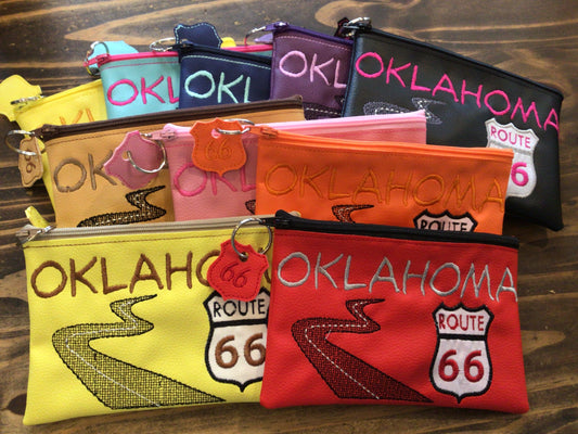 Oklahoma Route 66 Zip Bags