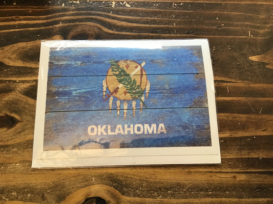 Large Oklahoma Card