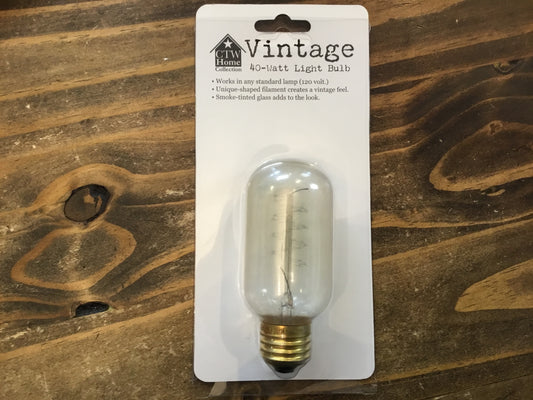 Vintage 40 Watt Light Bulb
