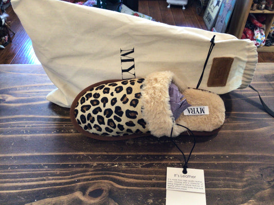 Myra Leopard House Shoes