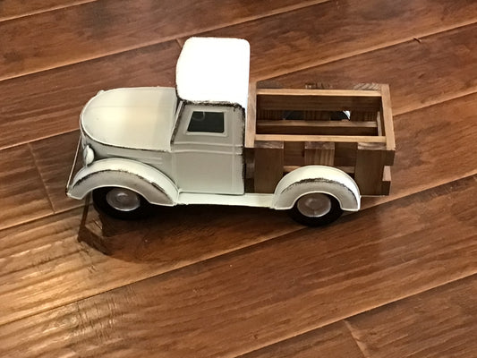 White Wooden Truck Bed Tabletop