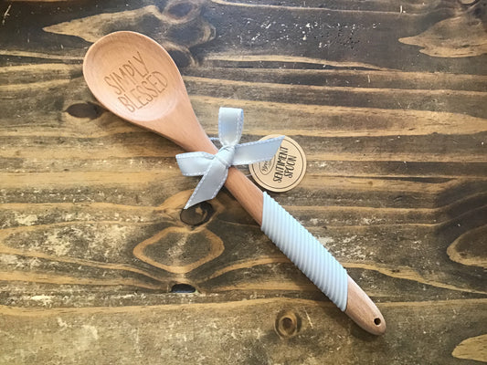 Simple Blessed Wooden Spoon