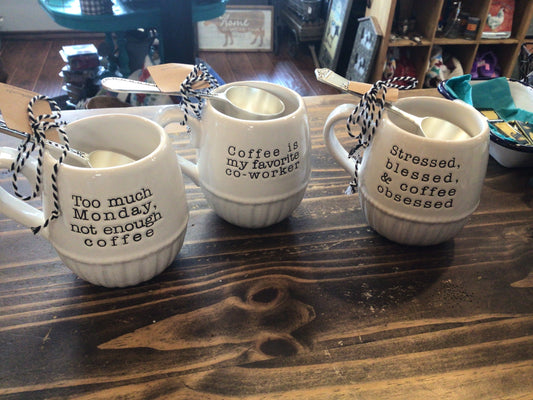Mudpie Circa Coffee Mug Set