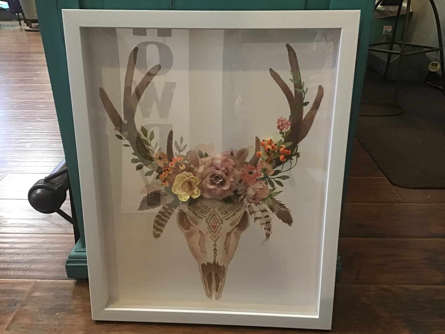 Cow Skull 3D Wall Art